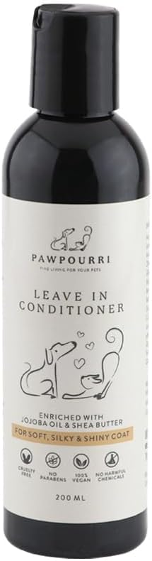 Leave-in Conditioner for Dog - Pet Grooming Spray with Jojoba Oil, Shea Butter, Aloe Vera & Green Tea Extract (6.7oz)