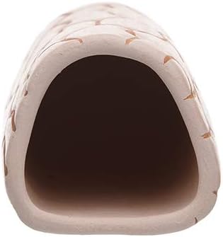 Plecoceramics Medium Size Pleco Cave Breeding Ceramic Decorations for Fish Tank Aquarium (1 pcs Camel)
