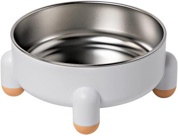 Non-Slip Stainless Steel Pet Bowls for Dogs & Cats | Easy to Clean, No Spill | Durable & Removable | Nordic Colors |
