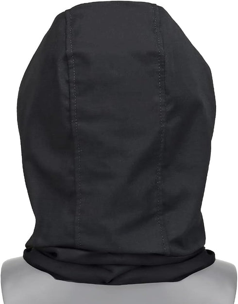Tactical Full Face Protection Wild Mask with Hood Scarf and Night Vision Adapter Base