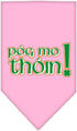 Pog Mo Thoin Yellow Large Pet and Dog Bandana Screen Printed
