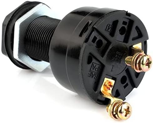 Roykaw Electric Golf Cart Ignition Key Switch - Starter Switch for Club Car DS 101826201, 1996-Up, 36/48 Volts