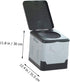 Multi-functional Portable Folding Toilet for Outdoor Use Emergency Travel Potty for Car Camping Fishing and Hiking