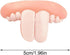 Tiosen 2Pcs Funny Dog Silicone Dentures, Dog Toys,Funny Teeth Braces, Dog Christmas Costume Suitable Dog Chew Toys Pet