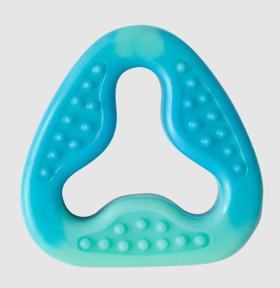 SNUG AROOZ Snugarooz Go Stuff Yourself Triangle Toy - Eco-Conscious , Treat-Dispensing TPR Design