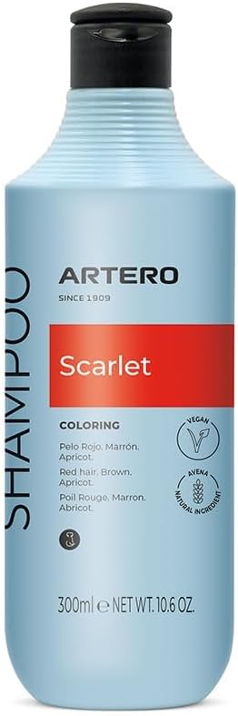 Artero Scarlet. Natural Colour Enhancing Shampoo for Dogs with Red, Brown and