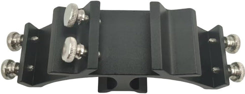 Pocnsen 1 Triple Finder Scope Mount Bracket for Astronomical Telescope Finder Fixed Slots Rack Triple, Finderscope