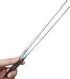 2 Pcs Feeding Tongs - Aquarium Tweezers Stainless Steel Straight and Curved Tweezers Set for Aquascaping Tools