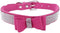 Rhinestone Dog Collar, Soft Suede Leather Adjustable Pet Collar with Crystal Diamond for Puppy Small Medium Large Dogs