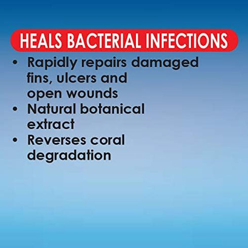 API MARINE MELAFIX Saltwater Fish and Coral Bacterial Infection Remedy, 16-Ounce Bottle (311D).