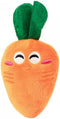 1Pc Orange Soft Dog Toys - Cute Carrot Plush Chew Squeaker Sound Pet Puppy Supplies with Multi-Squeaks