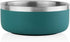 Camping Double Wall Stainless Steel Anti-Skid Water and Food Feeding Bowl for Dogs, Cats (Dark Green, 40 Oz)