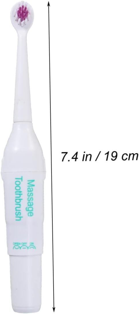 UPKOCH PET Electric Toothbrush for Dogs Waterproof Portable Rechargeable Electric Brush Soft Bristles for Travel
