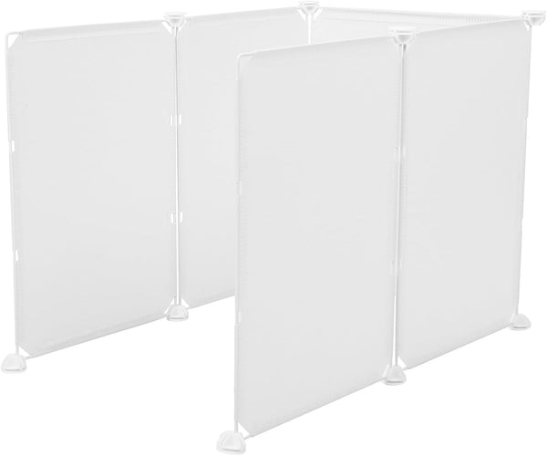 CVUTOVO Plastic Guard for Cat Box: Puppy Pad Splash Guard - 3 Sides