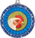 2.5" Chicken Blue Trellis Medal Silver, Chicken Prizes, Kids Chicken Trophy Medal Awards Prime