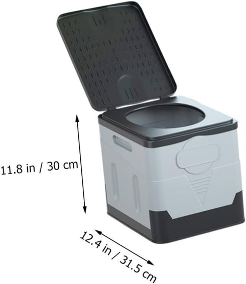 Portable Foldable Camping Toilet - Lightweight Outdoor Potty Seat