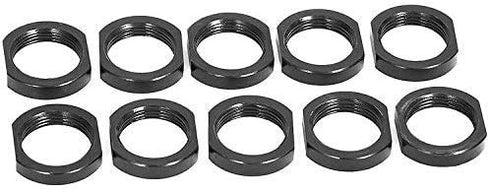 GOTICAL 5/8-24 Black Steel Jam Nut, 308, 7.62, 300, 5 Pcs