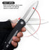 Swiss Eagle Defender Folding Knife, EDC 3.62" Steel Blade, G10 Tactical Handle