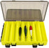 OriGlam Double Sided Fishing Tackle Box Organizer, 14 Compartments for Fishing Lures, Bait Storage, Jewelry Beads