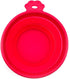 Large Collapsible Dog Cat Bowl, 2 Pack Portable Foldable Pet Bowl for Walking and Traveling