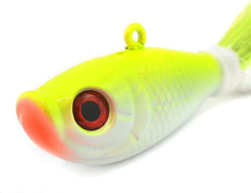 Kmucutie 2 pcs Deer Tail haiKr bucktail Jig Saltwater or Freshwater Bait for Bass Flounder Fishing Lure