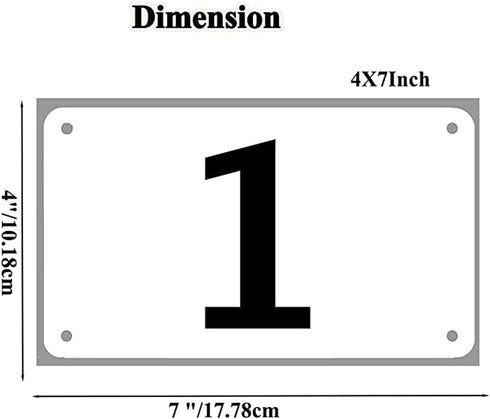 Marathon Race Bibs with Large Numbers - Waterproof Tyvek for Events