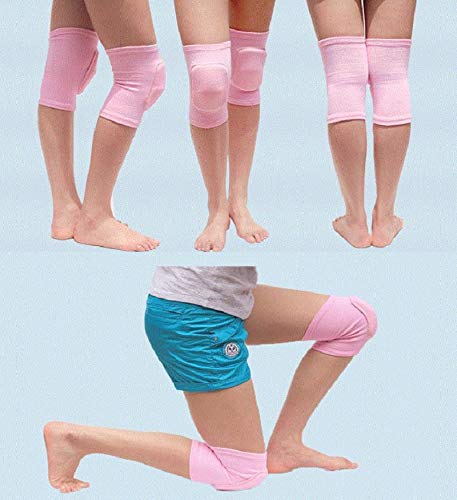 JUMISEE Kids Knee Pad, Anti-Slip Padded Sponge Knee Brace, Flexible Elastic Support for Football Volleyball Dance Sports