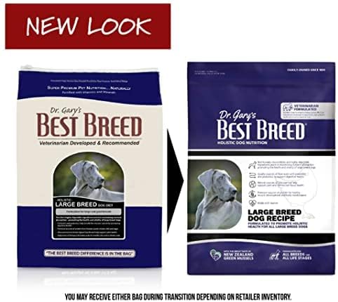 Best Breed Dr. Gary's Large Breed Dog Diet, Natural Dry Dog Food, 13 lbs, Made in USA
