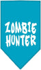 Mirage Pet Products Zombie Hunter Screen Print Bandana, Large, Turquoise
