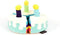 P.L.A.Y. Cute Plush Dog Toys, Birthday Party Celebration Squeaker Chew Toy for All Dog Sizes, Machine Washable