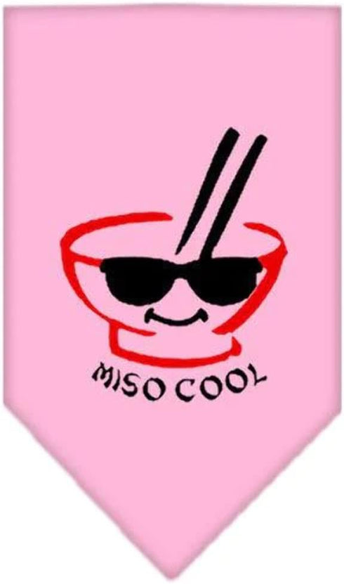 Mirage Pet Products Grey Miso Cool Screen Print Bandana, Large