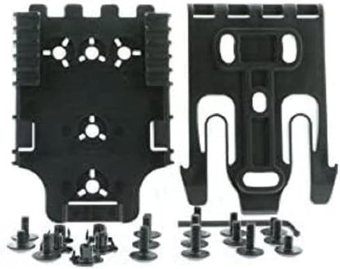 Safariland Quick Locking System Kit 9006483, Polymer Attachment for Weapon Holster, Black, One Size