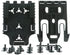 Safariland Quick Locking System Kit 9006483, Polymer Attachment for Weapon Holster, Black, One Size