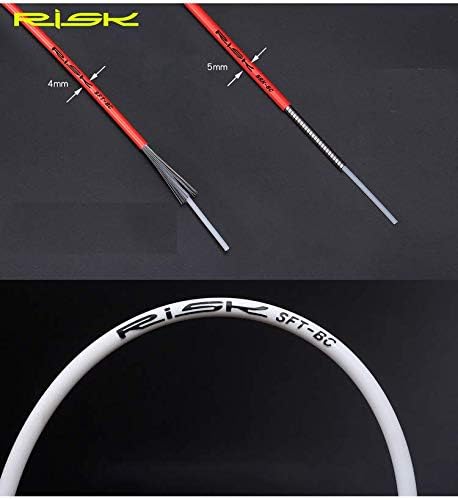 Universal Bicycle Brake & Shift Derailleur Cable Complete Set with Aluminum End Caps for Mountain Road MTB Bike