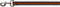 Buckle-Down Pet Leash - Stripe Black/Orange - 6 Feet Long - 1.5" Wide