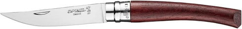 Opinel Effile Slimline Series Folding Fillet Knife with Virobloc Locking Collar and Sustainably Harvested Wood Handles