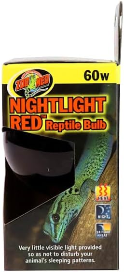 Zoo Med 60 Watt Nightlight Red Reptile Bulb
