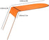 Sun Shade Canopy for Kayak Boat Canoe, Waterproof Awning Top Cover for Outdoor Fishing, Orange