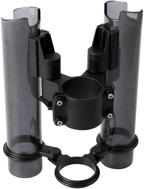 Fishing Rod Holder 3-Tude, Portable Vertical Rod Rack Holds Up to 3 Rods, Outdoor Fishing Gear Organizer