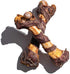10" (3 Pack), Jack&Pup Pork Femur Bones for Dogs Bacon Twist Big Bones for Large Dogs, Gourmet Beef Bones for Agressive