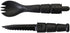 Ka-Bar Tactical Spork (Spoon Fork Knife) Tool 9909 Black, 1 Pack