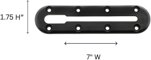 Scotty 440-BK-4 Low Profile Track – 4-INCH