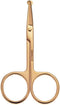 3.5 Inch Copper Silent Pet Grooming Safety Scissors for Cats & Dogs - Quiet Alternative to Electric Clippers