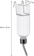 Automatic Water Dispenser Rat Dog Accessories for Small Automatic Dispenser Dog Kennel Car Bottle No-spill Pet Feeder Hamster Kettle Automatic Feeder Travel Small Animals Squirrel
