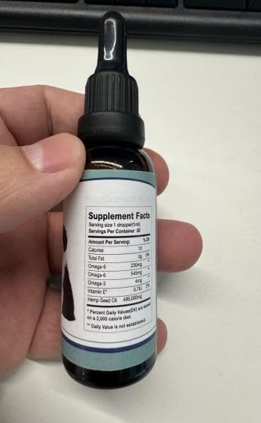 1 Pack-Delicious Oil for Dogs and Cats & Appealing Rich in Vitamins and Fatty Acids