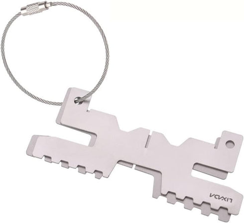 Lixada Mini Lightweight Titanium Stove, Alcohol Stove Support Bracket for Outdoor Camping and Hiking