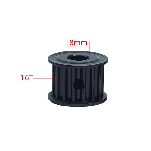 Flipsky 5mm Pitch 16T Motor Pulley - Carbon Steel Wheel for Electric Skateboard Aluminium/Steel Motor Gear