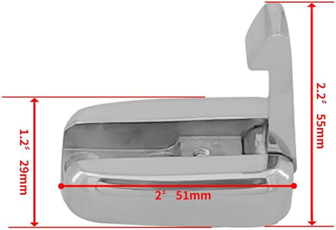 ISURE MARINE 316 Stainless Steel Spring Folding Hook, Durable Marine Grade Coat Hook for Boats Yachts