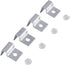 4pcs Aquarium Lid Clips, Glass Aquarium Fish Tank Accessories for Cover Support and Clip