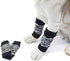 Dog Leg Warmers, Paw Protector Hock Protector for Dogs, Knee Pads Joint Support (Zebra, L 9.9-13.2 lbs)